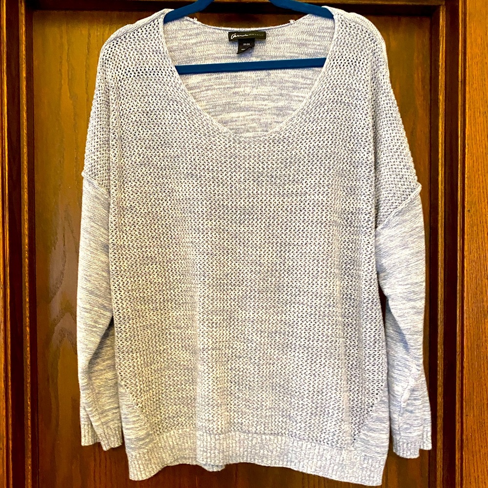 Lane Bryant blue sweater